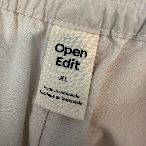 Open Edit creamy beige wide-leg pants, size XL - Picture 11 of 12